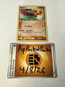 Ho-oh 1/17 Holo HP Pokemon Pop Series 5 - Image 2