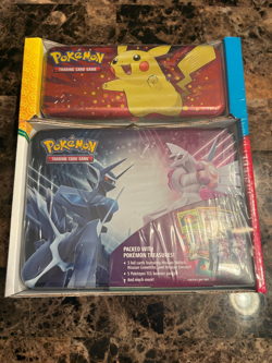 New & Factory Sealed Pokemon TCG Collector Chest & Pikachu Tin Bundle - Image 1