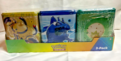 Costco Pokemon Stacking 3 Tins Evolving Skies Fusion Strike Brilliant Stars New - Image 4