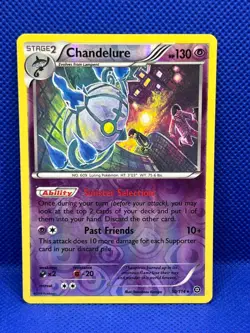 Pokemon Tcg Chandelure 50/114 XY Steam Siege Reverse Holo - Image 1