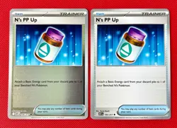 2X- N's PP Up 195/217 - Ascended Heroes Reverse Holo & regular Pokemon TCG NM - Image 1