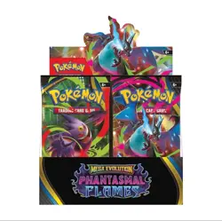 Pokemon Mega Evolution-Phantasmal Flames Booster Display Box (36 Packs) PRESALE - Image 2