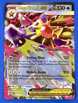 Pokemon TCG Mega Starmie Ex 021/088 Perfect Order NM - Image 1