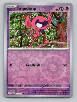 Reverse Holo Impidimp 071/159 Common Journey Together Pokemon - Image 1