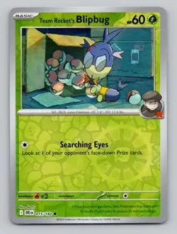 Reverse Holo Team Rocket's Blipbug 015/182 Common Destined Rivals Pokemon - Image 1