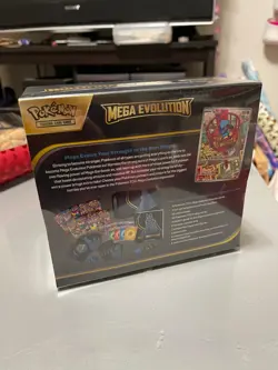 Pokemon ETB Mega Evolution Lucario Artwork Factory Sealed - Image 2