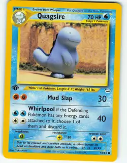 Quagsire - 1st Edition - 48/64 Neo Revelation - Pokemon TCG - 2001 - Image 1
