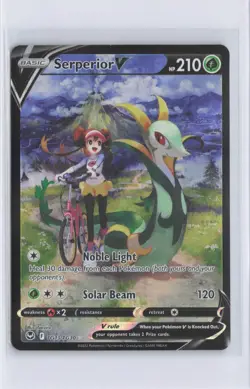 Serperior V TG13/TG30 Holo V Rare Silver Tempest Trainer Gallery Pokemon NM - Image 1
