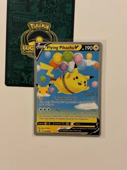 Flying Pikachu V 006/025 2022 Pokemon World Championships Celebrations Variant F - Image 1