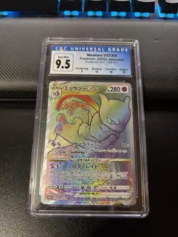 Pokemon TCG Mewtwo VSTAR Secret Rare Pokemon GO #079/078 Holo CGC 9.5 - Image 1