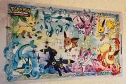 Eeveelution Play Mat From Super Premium Collection - Prismatic Evolutions SPC - Image 1
