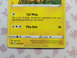 Pokemon TCG general mills Pikachu Holo SWSH039 - HP/DMG Holo Bleed - Image 4
