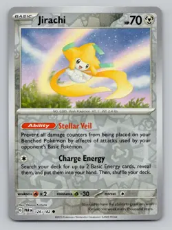 Reverse Holo Jirachi 126/182 Common Paradox Rift Pokemon - Image 1