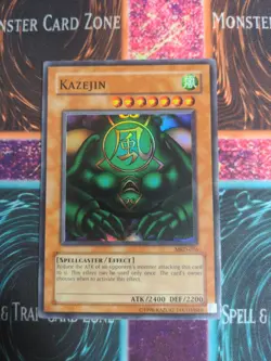 Yu-Gi-Oh! Kazejin MRD-026 OG Unlimited Super Rare MP - Image 1