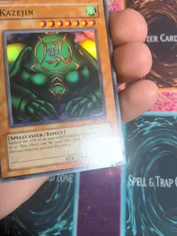 Yu-Gi-Oh! Kazejin MRD-026 OG Unlimited Super Rare MP - Image 3