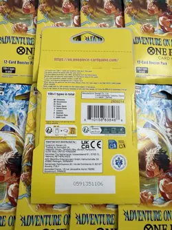 Lot of 50 One Piece OP15-EB04 Adventure on Kami’s Island Sleeved Booster Packs - Image 3