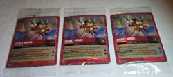 3x Disney Lorcana Mickey Mouse Pirate Captain 18/P2 Promo New Sealed - Image 1