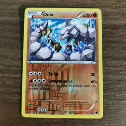 Onix 61/116 - LP REVERSE HOLO BW Plasma Freeze - 2013 Uncommon Pokemon TCG Card - Image 1