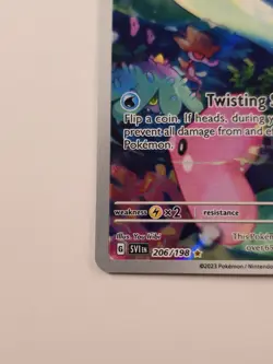 Wiglett Scarlet and Violet Base Set Pokemon TCG Card 206/198 NM Condition - Image 5