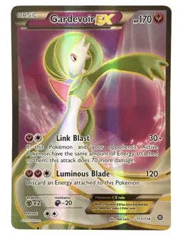 Pokemon Gardevoir EX TCG Steam Siege Holo Full Art Ultra Rare Card 111/114 - Image 1