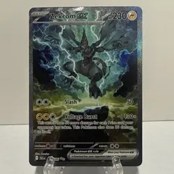 Zekrom EX Black Bolt Pokemon TCG Card 166/086 English Edition - Image 1