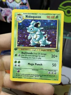 1st Edition Nidoqueen 7/64 Jungle 1999 Holo Rare WOTC Pokemon Card TCG - Image 3
