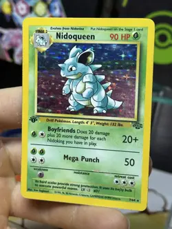 1st Edition Nidoqueen 7/64 Jungle 1999 Holo Rare WOTC Pokemon Card TCG - Image 4
