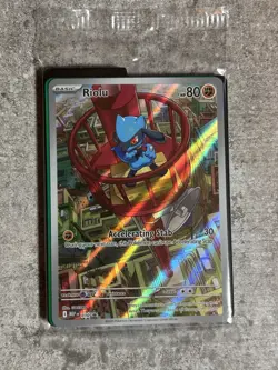 Pokemon Riolu Promo Holo Card 010 Me: Mega Evolution 80 HP Basic Fighting - Image 1