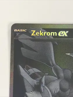 Zekrom EX 172/086 SV: Black Bolt Full Art Holo Black White Rare Pokemon Card - Image 3