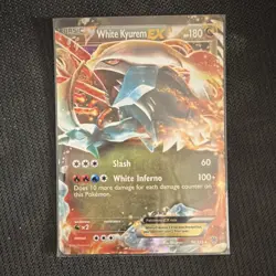 Pokemon White Kyurem EX 96/135 Plasma Storm Ultra Rare Holo English Card - Image 1