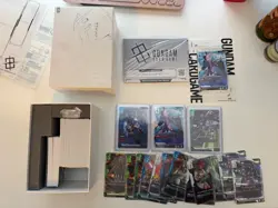 Gundam Card Game English Beta Box Edition Including All Contents Opened Unplayed - Image 1