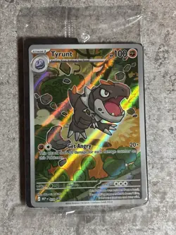 Pokemon Tyrunt Holo Stamped Card MEP 070 100 HP 20x Attack Dinosaur - Image 1