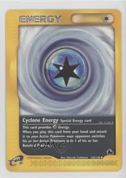 Cyclone Energy Pokemon e-Card Series Skyridge #143 2003 - Image 1