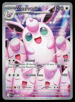 Wigglytuff 105/094 Holo Illustration Rare Phantasmal Flames Pokemon Card - Image 1