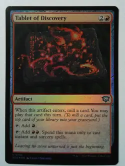 Tablet of Discovery *FOIL Uncommon* Magic MtG x1 Secrets of Strixhaven - Image 1