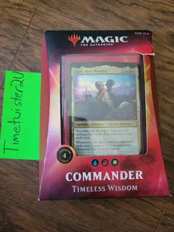 MTG Timeless Wisdom Commander Preconstucted Magic The Gathering New Sealed - Image 1