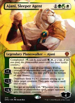 MTG TCG - Ajani, Sleeper Agent 375 Dominaria United - NM - Image 1