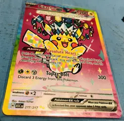 POKEMON PIKACHU EX ASC 277/217 - GRADE 10 POTENTIAL-FREE ONE DAY SHIPPING -RARE! - Image 5