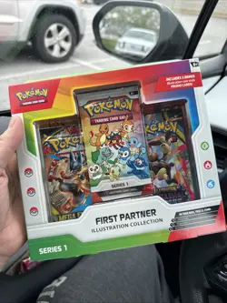 Pokemon TCG First Partner Illustration Collection Series 1 New Sealed BAD BOX - Image 1