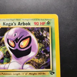 2000 Koga’s Arbok 25/132 - Gym Challenge Non-Holo Rare - Pokemon TCG - MP - Image 2