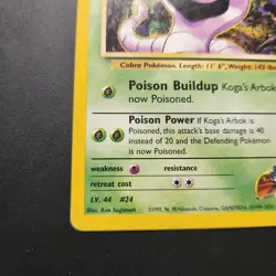 2000 Koga’s Arbok 25/132 - Gym Challenge Non-Holo Rare - Pokemon TCG - MP - Image 4