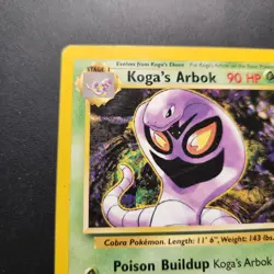 2000 Koga’s Arbok 25/132 - Gym Challenge Non-Holo Rare - Pokemon TCG - MP - Image 5