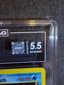 Pokemon TCG Poliwrath 13/102 Holo Rare Unlimited Base Set - Image 2