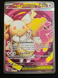 Pokemon Mega Audino ex Ultra Rare ME: Ascended Heroes 253/217 NM - Image 1