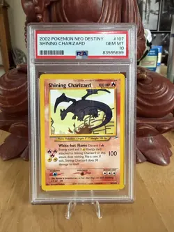 Shining Charizard PSA 10 Pokemon Neo Destiny 107/105 Holo 2002 Low Pop 🔥 - Image 1