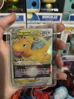Pokemon TCG Dragonite VSTAR 050/078 Pokemon GO Ultra Rare Holo 280 HP Eng - Image 1
