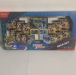 Pokemon Crown Zenith Sea & Sky Rayquaza Kyogre English 2023 - Image 1