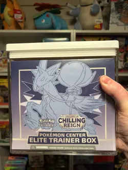 2021 Pokemon SWSH Chilling Reign Pokemon Center Sealed ETB Elite Trainer Box - Image 1