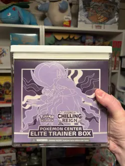 2021 Pokemon SWSH Chilling Reign Pokemon Center Sealed ETB Elite Trainer Box - Image 1
