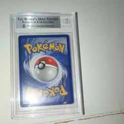 Pokemon Base Set Shadowless 1st Edition Arcanine Beckett 8.5 thick stamp 3D - Image 2